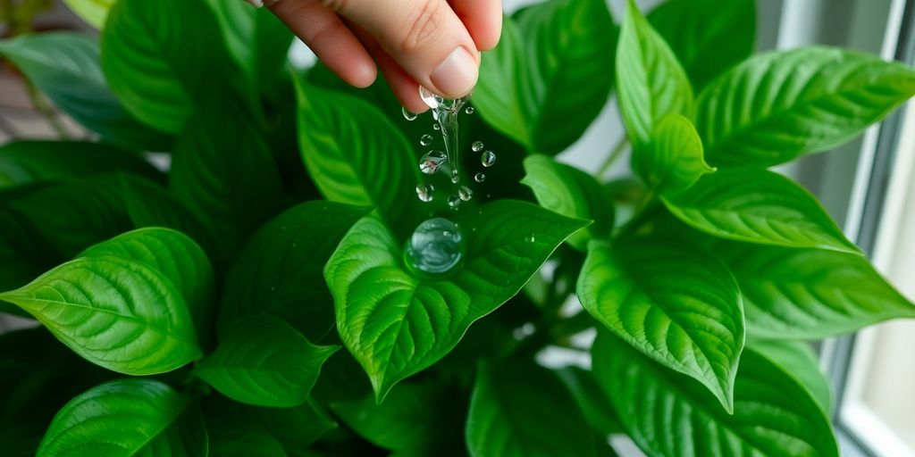 indoor plant watering schedule